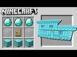Find all the latest recipes to craft anything in minecraft. How To Craft A Diamond House In Minecraft Minecraft Houses Minecraft Minecraft Creations