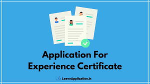 *students will not earn academic credit for participating in the college work experience program as this is not a for credit program. Application For Experience Certificate 12 Samples