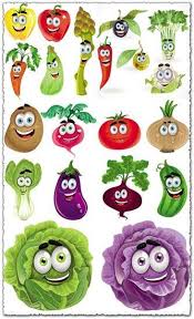What Do You Say Of These Happy Vector Vegetables And Garden Plants That For Some Reason Are All Just A Obst Und Gemuse Bilder Lustig Fruchte Zeichentrickfilme