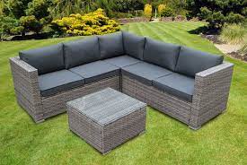 This beautiful round offering from jl will make a statement in your home's outdoor spaces while providing more. 5 Seater Rattan Garden Furniture Set Deal Wowcher