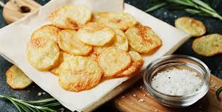 Ricetta Chips Di Patate La Ricetta Di Piccole Ricette Ricetta Chips Di Patate Al Forno Idee Alimentari Ricette
