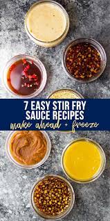 7 Easy Stir Fry Sauce Recipes Recipe Stir Fry Sauce Recipe Stir Fry Sauce Easy Recipes