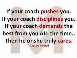 If Your Coach Pushes You If Your Coach Disciplines You If Your Coach Demands The Best From You All The Time Th Gymnastics Quotes Coach Quotes Cheer Quotes