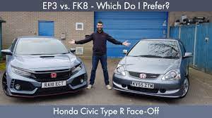 Look at ep3 type r pictures. Honda Civic Type R Shootout Ep3 Vs Fk8
