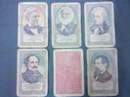 The authors deck contains 52 cards featuring color portraits of 13 honored writers, with lists of their four greatest literary works. Authors Card Game Collectors Weekly