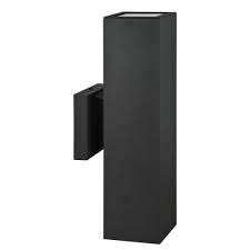 Luminance Architectural Exterior 2 Light Black Wall Sconce F6897 31 The Home Depot Black Wall Sconce Outdoor Wall Lantern Outdoor Sconces