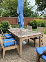 This does what it says on the tin really and coats the timber in a shield that's water repellent so preventing dark spots caused by spillages of food and drink, etc. Refinishing Teak Furniture Design Morsels