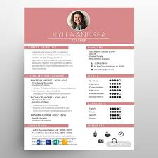 This template is in a timeline style to make the resume easy to read. Fresher Teacher Cv Resume Free Template Stockpsd Net