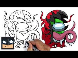 How to draw a among us character. Art Supplies Cartooning 4 Kids How To Draw