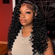 Amazon.com : Twigoal Wear and Go Human Hair Loose Deep Wave Lace Front Wigs 