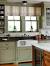 Sage Green And White Kitchen Cabinets