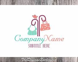 Ooak Logo Design Premade Logo Watermark Shopping Logo Bag Etsy Logo Design Custom Logo Design Fashion Logo