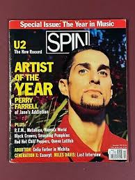 Perry Ferrell 1991 Spin Magazine Jane's Addiction, Miles Davis, Metallica