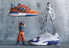 Going through all the shoes and the details on the shoes. Adidas X Dbz Goku Shop Clothing Shoes Online