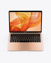 If you think you'll need additional memory, it's important to upgrade at the time of purchase. Macbook Air Gold Mockup In Device Mockups On Yellow Images Object Mockups