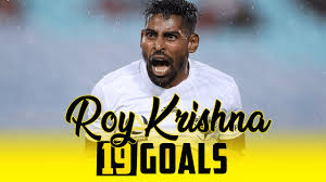 Roy krishna scored the opening goal before assisting their other two goals to help the mariners complete the double over their city rivals sc east bengal. All 19 Of Roy Krishna S Goals In 2018 19 Youtube