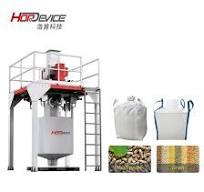 50kg Ton Bag Packer /Packing Machine for Lime Limestone Powder PVC Resin  Silica Sand Urea Fertilizer From Hopdevice