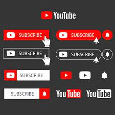 Youtube Subscribe Button And Youtube Pledging Buttons Illustration Png And Vector With Transparent Background For Free Download Jenis Huruf Tulisan Logo Youtube Manipulasi Foto
