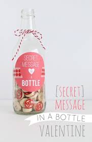 Secret Message In A Bottle Valentine My Sister S Suitcase Packed With Creativity Diy Valentines Gifts For Him Valentines Diy Diy Valentine Gifts For Boyfriend