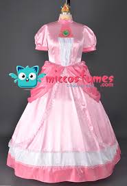 1.3 peach & mario paarkostüm. Prinzessin Peach Kostum Ubergrosse Cosplay Kleid In Top Qualitat