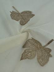 Grey white embroidered floral pattern curtain fabric material 137cm wide br330. Elbert Damask Floral Pattern Embroidered Back Tab White Sheer Curtains Panels Cheerycurtains