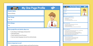 Maybe you would like to learn more about one of these? One Page Profile Template Teaching Resources