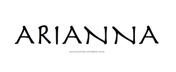 Check spelling or type a new query. Arianna Name Tattoo Designs