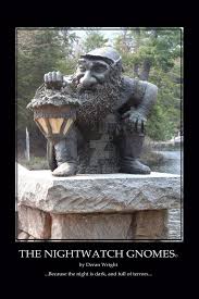 Nightwatch Gnome Pookafay Deran Wright By Deranwright Deviantart Com On Deviantart Garden Gnomes Statue Gnomes Gnome Garden