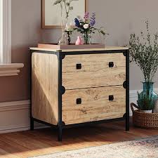 It features cubbyhole storage with two adjustable shelves so you can stash and store your mail, important papers or office supplies. Steel River 2 Drawer Lateral File Cabinet Milled Mesquite 427655 Sauder Sauder Woodworking