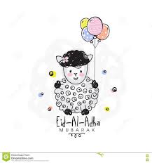 Taqabbalallâhu minnâ wa minkum (which means may god accept from us and you our fasts and deeds). Nette Schafe Fur Eid Al Adha Mubarak Stock Abbildung Illustration Von Feier Einladung 76362078