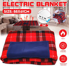 The blanket heats up fast and the three heat settings are comfortable and warm—but not overly hot. Portable 5v Usb Electric Heated Blanket Cover Heater Car Office Mat Pad Heater 88 61cm 34 65 24 02in Wish