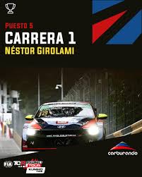 🏁@bebugirolami acabó la carrera 1 del @tcr_series en Macao en 5 puesto,  luego de una carrera donde tuvo que defenderse con fiereza de los  constantes ataques del británico Rob Huff. 😔Por su