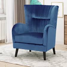 Winterburn 31 Wingback Chair Chair Wingback Chair Blue Living Room Decor