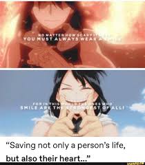 Saving Not Only A Person S Life 55 Oc But Also Their Heart Ifunny Hero Quotes Anime Quotes Inspirational Anime Love Quotes
