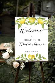 Lemon Bridal Shower Welcome Sign Printable Wedding Sign Etsy Bridal Shower Welcome Sign Wedding Shower Themes Bridal Shower Signs