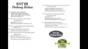Azzahir padang bulan sluku sluku bathok man ana cover. Lirik Padang Bulan Youtube
