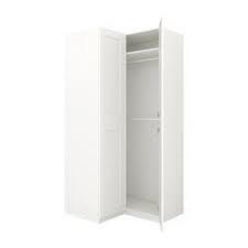 Ikea pax wardrobe corner unit. Pax Corner Wardrobe White Grimo White Ikeapedia