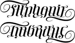 Ambigrams are a particularly complex type of typographical art that can be read identically in. Pin On S Is For Stephanie