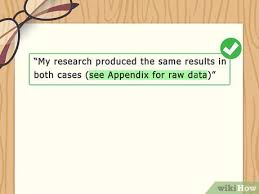 Should be designated with letters. How To Write An Appendix 11 Steps With Pictures Wikihow