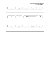 All right in indonesian is … a. Bahasa Inggeris Tahun 3 Kertas 2