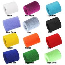 Wattle 1 2pcs Bandas De Mao De Tenis De Alta Qualidade Cor Solida Ginasio Suor Pulseira Esporte Sweatband Brace Wraps Guards Unisex Macio E Confortavel Volei Basquete Algodao Quente Wrist Band Multicolor Shopee