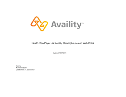 The availity software suite is saas software. Health Plan Payer List Availity Clearinghouse And Web Portal