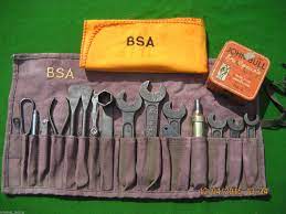 Bsa Motorcycle Tool Kit Roll Rocket Gold Star Wd M20 M21 B31 B34 C11 C15 Bantam Bsa Motorcycle Bsa Bantam Motorcycle