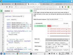 59925 reqid= 463 t= 15.55 µs err= authentication needed: Error Authentication Needed Password Or Unlock In Solidity Chrome Plugin Couldn T Deploy Smart Contract To Local Node Ethereum Stack Exchange