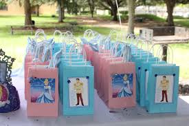 Birthday Party Goodie Bags For Girls Cinderella Theme Birthday Party Goody Bags From Party City W Internet Printouts Princess Birthday Party Cinderella Party Disney Princess Birthday