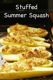 Stuffed Yellow Squash Recipe Recipe In 2020 Yellow Squash Recipes Summer Squash Recipes Recipes