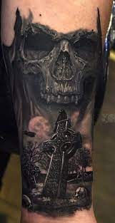 Skull cross tattoo.hand drawing on paper. Pin By Nick Corbin On Tetovania Tattoos Skull Sleeve Tattoos Skull Tattoo