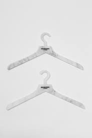 Completely Unnecessary Hangers More Expensive Than The Clothes You Ll Put On Them Four Pins Hanger Marble Wire Hangers