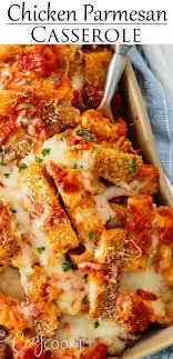 Chicken Parmesan Casserole Chicken Parmesan Recipes Chicken Parmesan Recipe Easy Chicken Tender Recipes