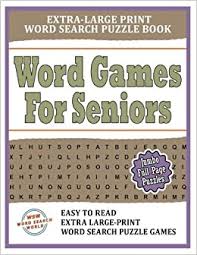 Available instantly on compatible devices. Word Games For Seniors Extra Large Print Word Search Puzzle Book Easy To Read Extra Large Print Word Search Puzzle Games World Word Search 9781718811805 Amazon Com Books